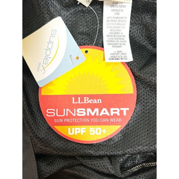 L.L. Bean SunSmart Women's Swim Outdoor Front Tie Shorts in Black - Sz S - NWT - Picture 3 of 5